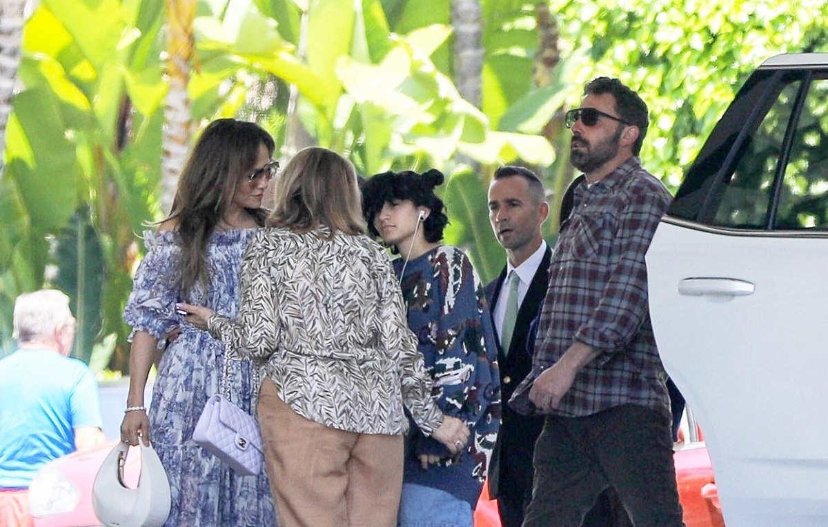 Jennifer Lopez alături de Guadalupe Rodriguez, Ben Affleck și fiica sa, Emme