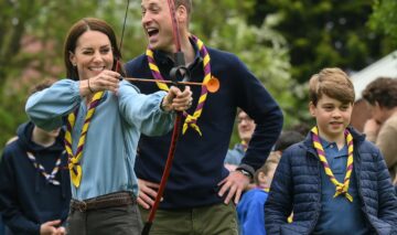 Kate Middleton se distrează alături de Prințul William la o zi a cercetașilor din Marea Britanie