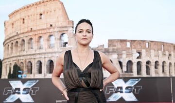 Michelle Rodriguez la premiera filmului Fast X în Roma