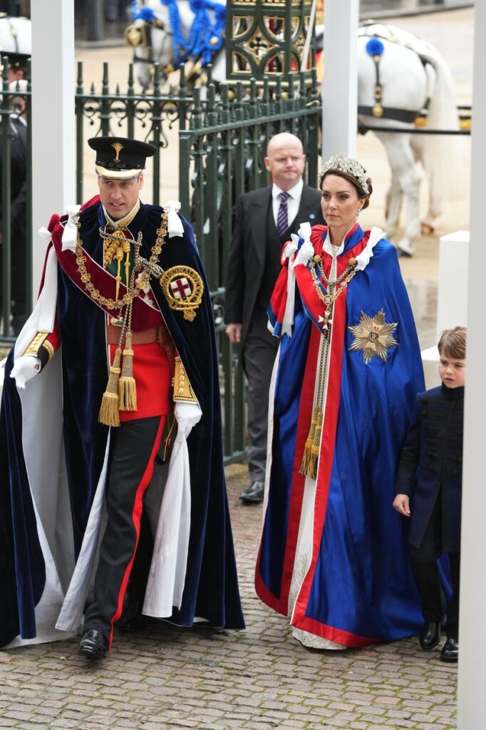 Prințul William și Prințesa de Wales la încoronarea Regelui Charles