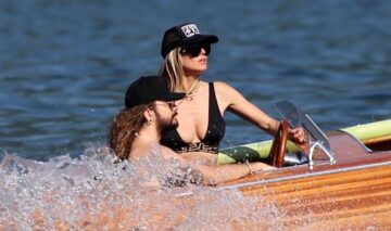 Heidi Klum și Tom Kaulitz se distrează în vacanță. Cei doi îndrăgostiți au fost surprinși în ipostaze tandre în Italia