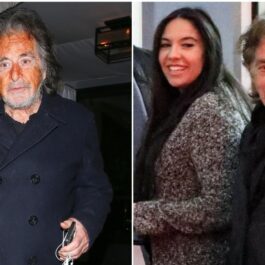 Al Pacino într-un colaj alături de Noor Alfallah
