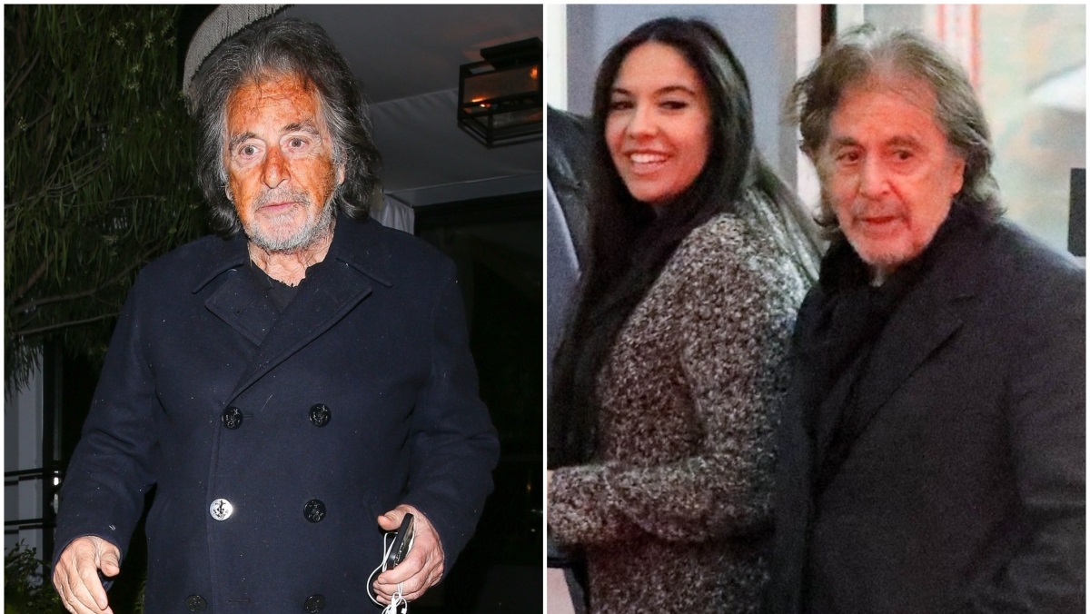 Al Pacino într-un colaj alături de Noor Alfallah