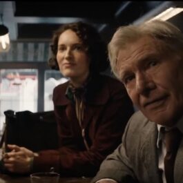 Harrison Ford în rolul Indiana Jones în cel de-al V-lea film din serie