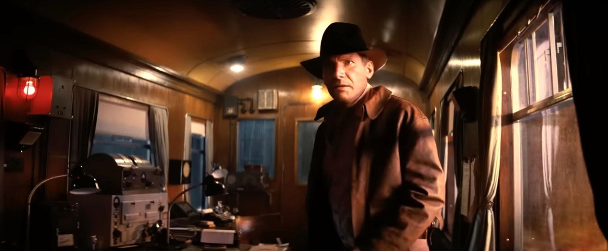 Harrison Ford într-o scenă din Indiana Jones 5