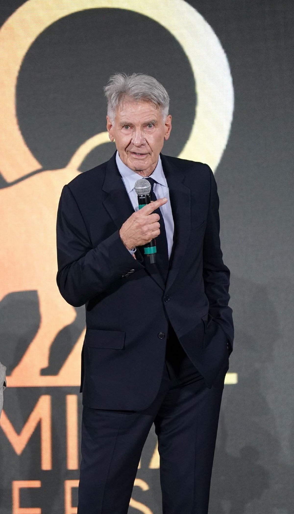 Harrison Ford la premiera filmului Indiana Jones