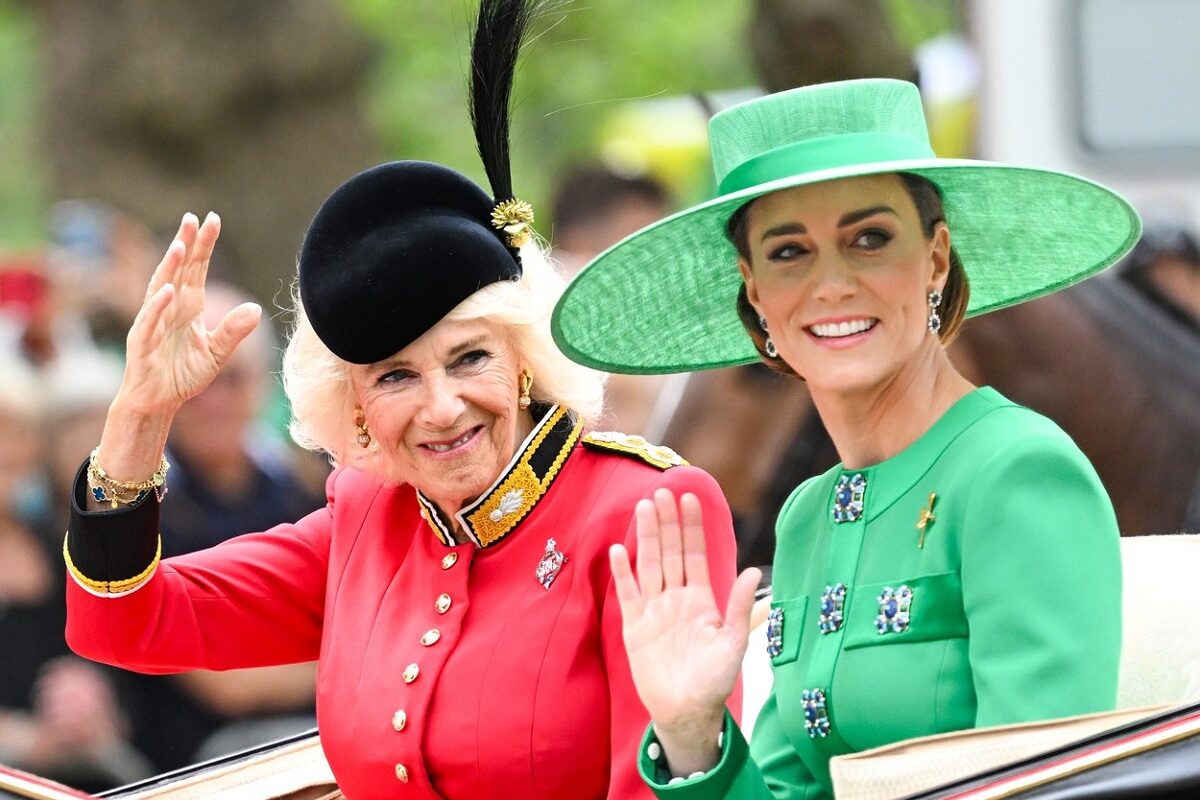 Regina Camilla alături de Kate Middleton la Trooping the Colour