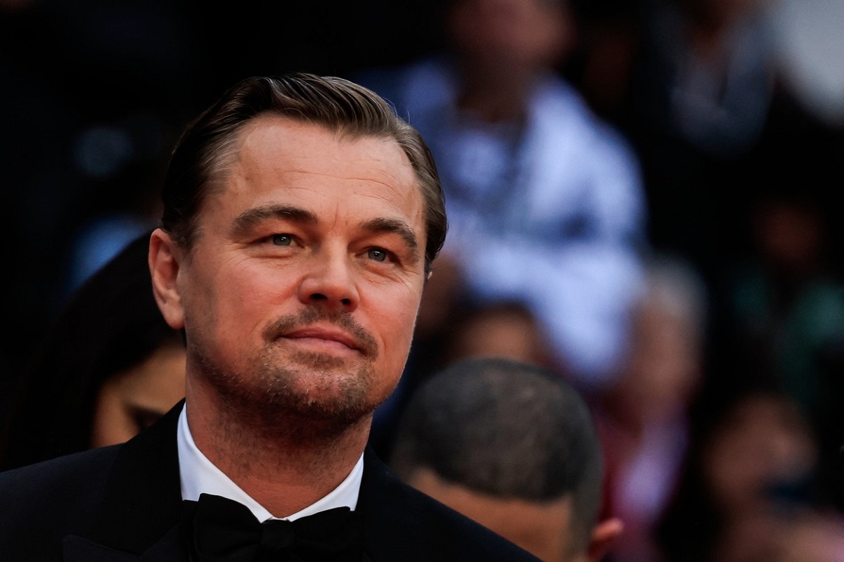 Leonardo DiCaprio într-o fotografie portret realizată la Festivalul de Film de la Cannes