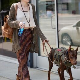 Paris Jackson într-o ținută boohoo pe străzile de la Holywood alături de câinele ei