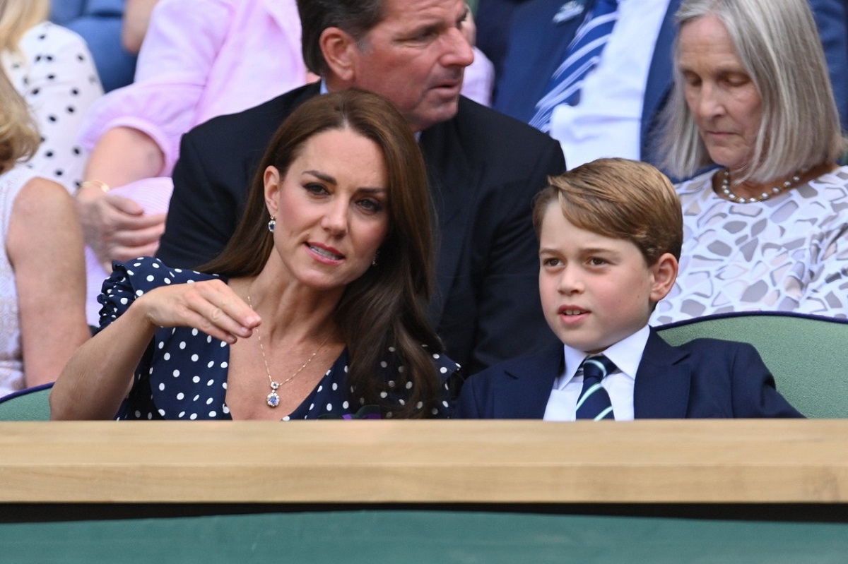 Prințul George alături de Kate Middleton la Wimbledon