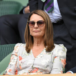 Carole Middleton, la Wimbledon, în tribune