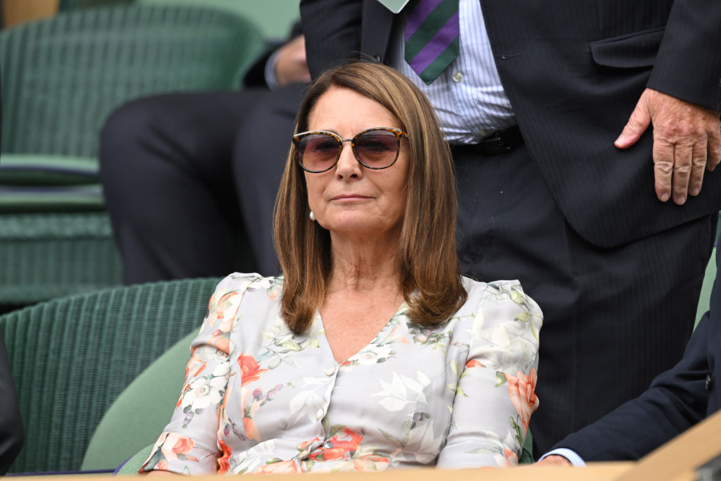 Carole Middleton, la Wimbledon, în tribune
