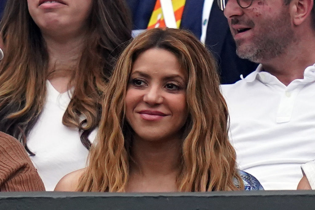 Shakira, în tribune la Wimbledon, cu zâmbetul pe buze