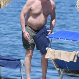 Brendan Fraser, în pantaloni scurți, în vacanță în Italia