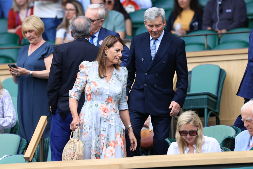 Mama și tatăl lui Kate Middleton, la Wimbledon, în tribune