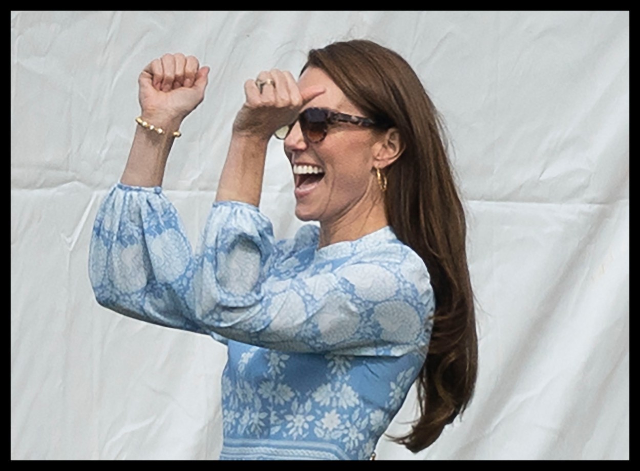 Kate Middleton se bucură de victoria Prințului William pe terenul de tenis