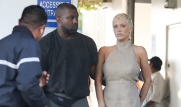 Kanye West și Bianca Censori, fotografiați de paparazzi în timp ce pleacă de la un restaurant din Santa Monica