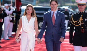 Justin și Sophie Trudeau, îmbrăcați elegant, la un eveniment în Los Angeles