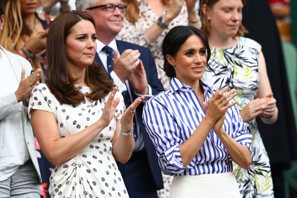 Meghan Markle și Kate Middleton, la Wimbeldon, apropiate, în timp ce aplaudă