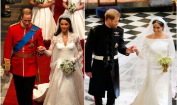 Principalele diferențe dintre nunta Prințului William și cea a Prințului Harry. Rochia lui Kate Middleton a costat aproape dublu față de cea a lui Meghan Markle