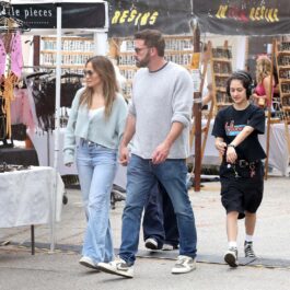 JLo, de mână cu Ben Affleck, într-o piață de vechituri din Los Angeles
