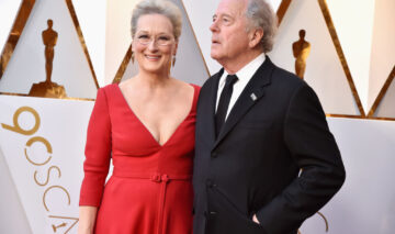 Meryl Streep și Don Grummer, la Premiile Oscar, în haine elegante