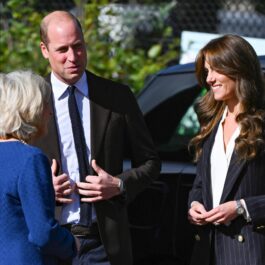 Kate Middleton și Prințul William discută cu admiratorii lor