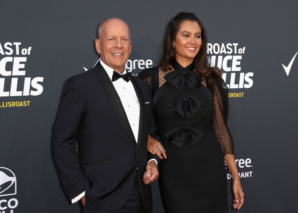 Bruce Willis, alături de soția sa, la un eveniment