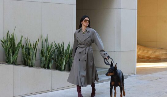Kendall Jenner a ieșit la plimbare cu câinele său. Vedeta s-a relaxat pe străzile din Beverly Hills