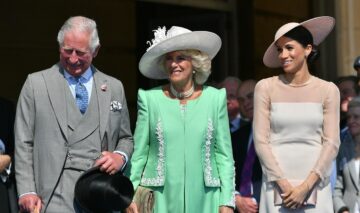 Regele Charles alături de Regina Camilla și Meghan Markle la un eveniment regal