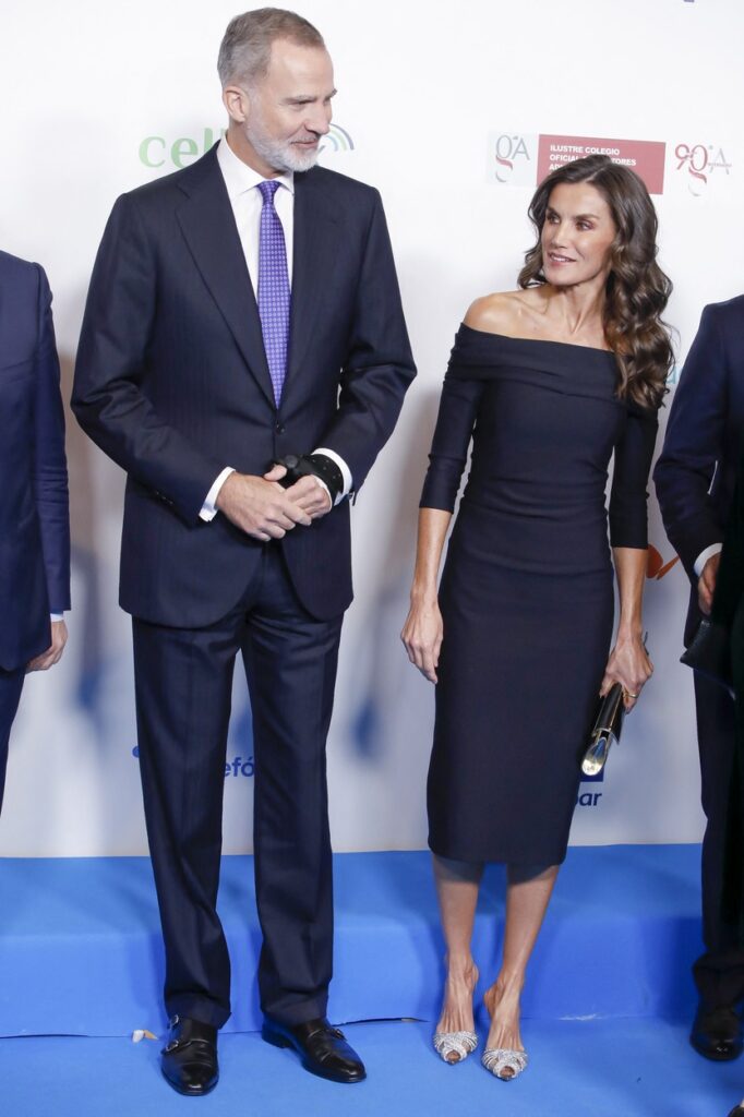 Regina Letizia și Regele Felipe, în ținute asortate, la un eveniment