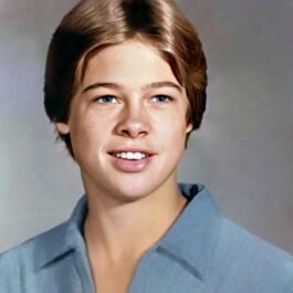 Brad Pitt, fotografie din copilărie