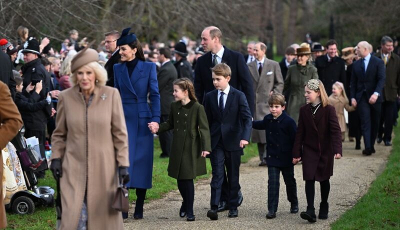 Familia Regală Britanică a mers și anul acesta la slujba de Crăciun. Copiii Prințesei de Wales au fost în centrul atenției