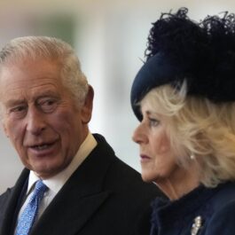 Regele Charles și Regina Camilla, la un eveniment, în haine elegante
