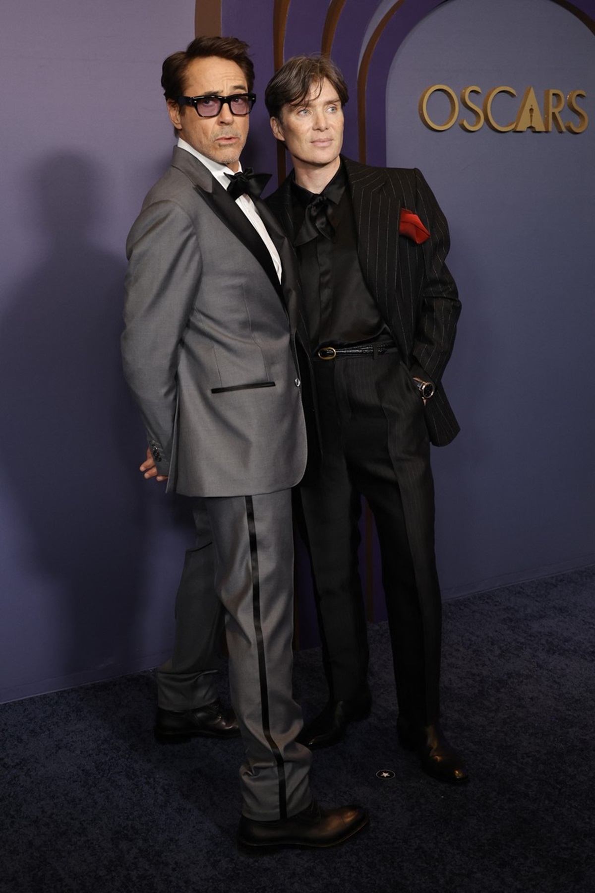 Robert Downey Jr. și Cillian Murphy au pozat împreună la Gala Governors Awards 2024