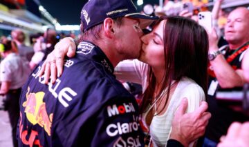 Max Verstappen și iubita sa, fotografiați în timp ce se sărută