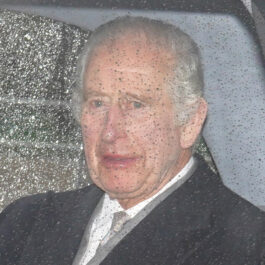 Regele Charles, la Londra, într-o mașină