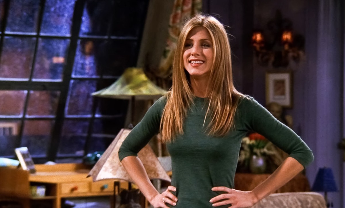 Jennifer Aniston într-o scenă din serialul Friends