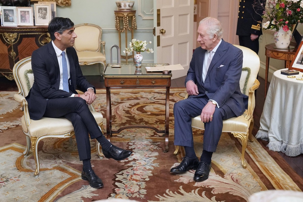 Regele Charles și prim-ministrul Rishi Sunak au avut o întâlnire oficială la Londra