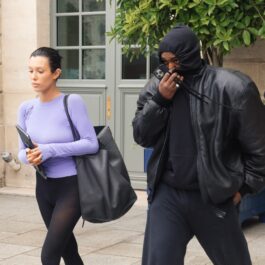 Bianca Censori și Kanye West, împreună, pe stradă