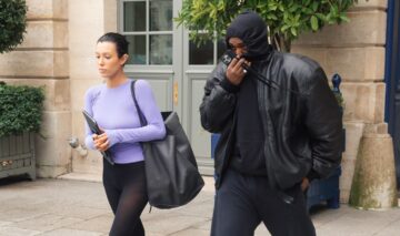 Bianca Censori și Kanye West, împreună, pe stradă