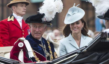 Kate Middleton și Regele Charles, într-o trăsură, la un eveniment regal
