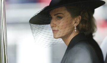Kate Middleton la funerariile Reginei Elisabeta a II-a