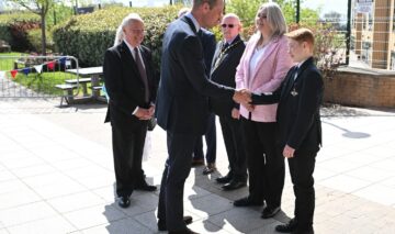 Prințului William se întâlnește cu Freddie Hadley, un elev de la o școală care are un proiect despre sănătatea mintală