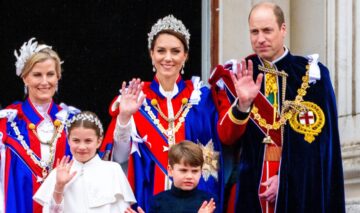 Kate Middleton alături de familia sa pe balconul Palatului Buckingham